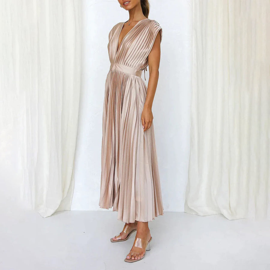Seraphine - Elegant Wedding Guest Midi Dress