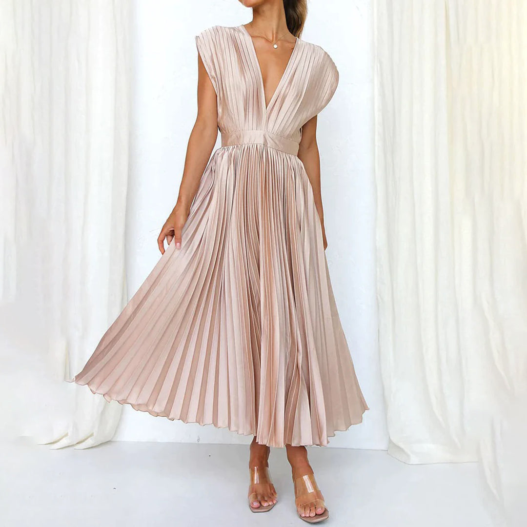 Seraphine - Elegant Wedding Guest Midi Dress