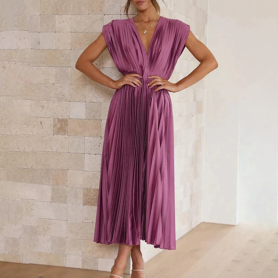 Seraphine - Elegant Wedding Guest Midi Dress