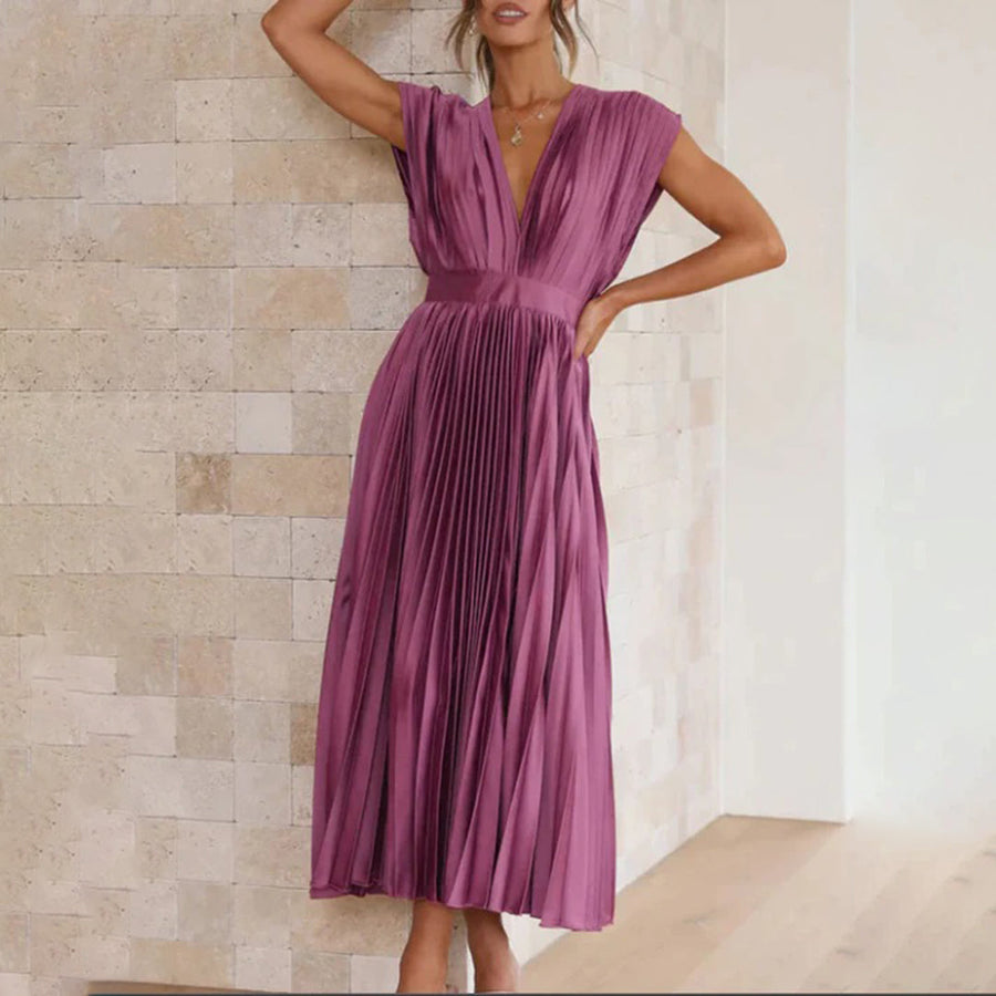Seraphine - Elegant Wedding Guest Midi Dress