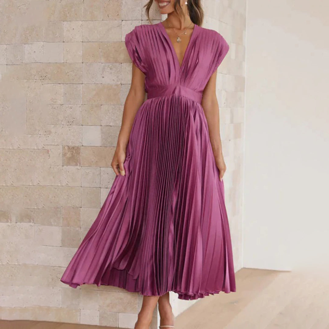 Seraphine - Elegant Wedding Guest Midi Dress