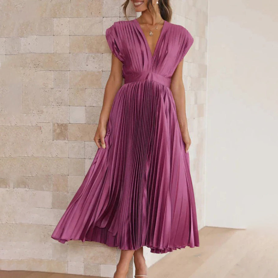 Seraphine - Elegant Wedding Guest Midi Dress