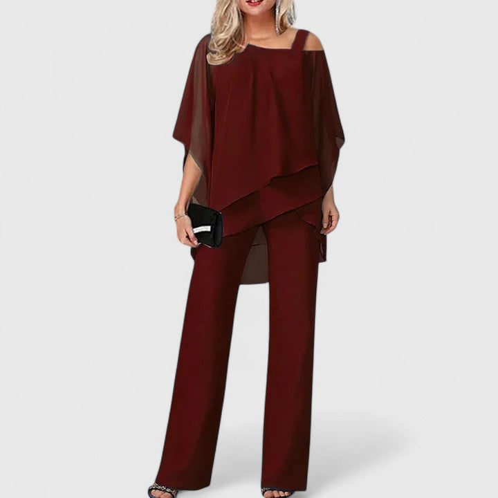 Ellianna - Elegant Two Piece Pant Set