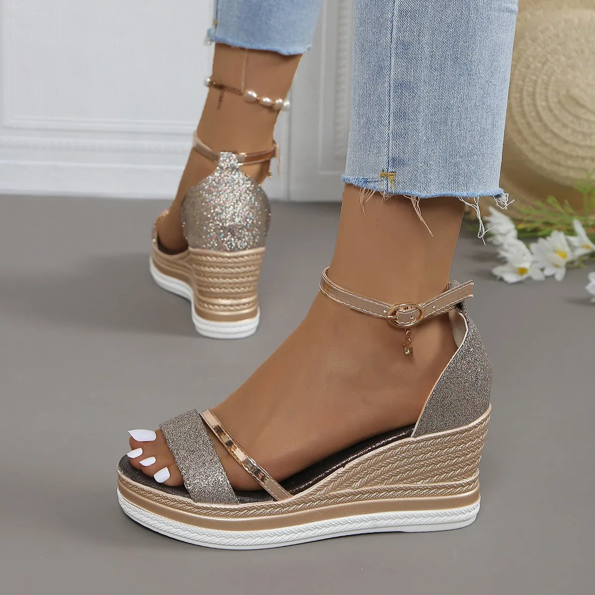 Nyla - Elegant Strappy Orthopedic Sandals