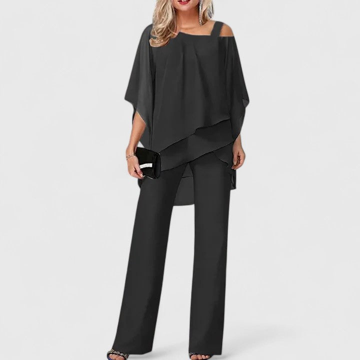 Ellianna - Elegant Two Piece Pant Set