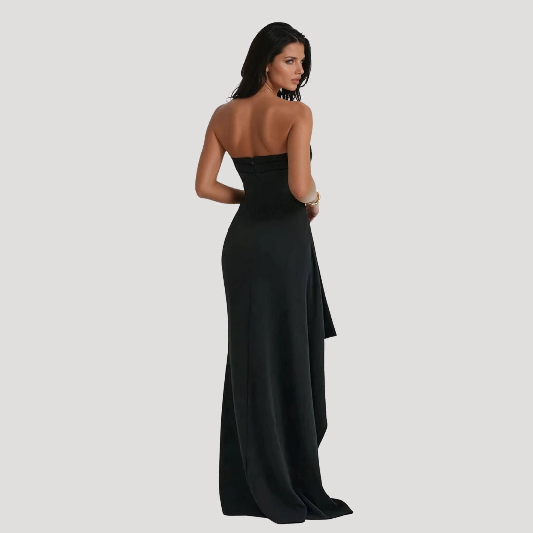 Keyla - Women’s Strapless Maxi Wedding Guest Dress