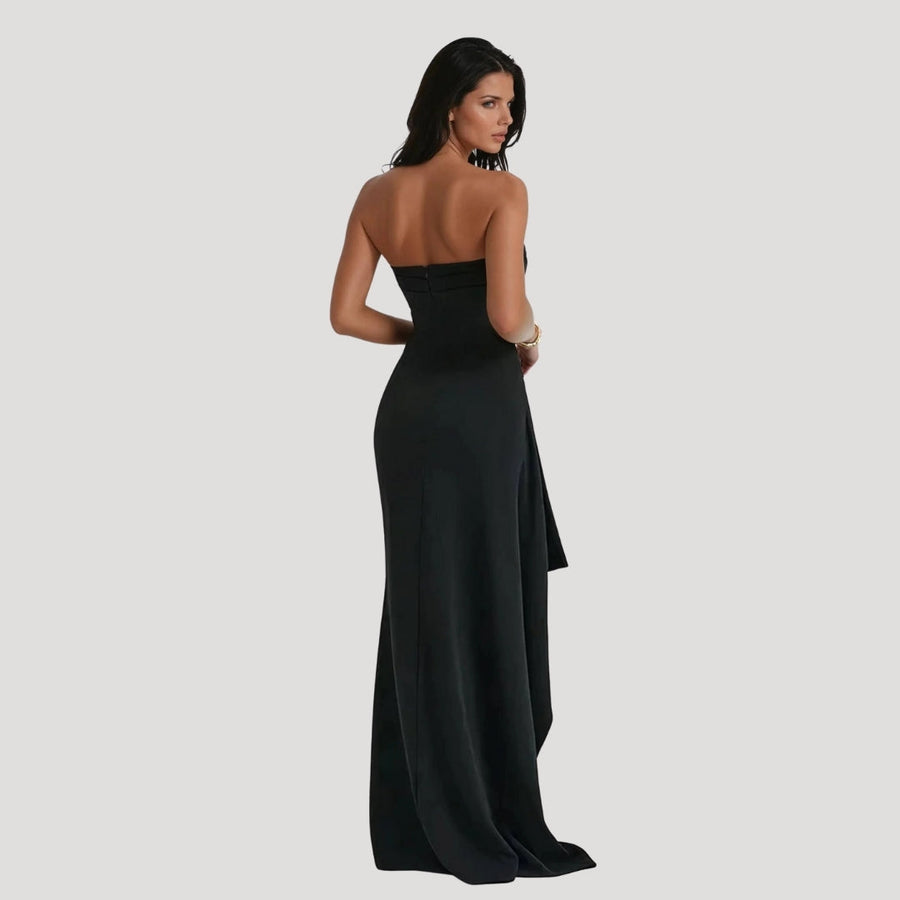 Keyla - Women’s Strapless Maxi Wedding Guest Dress