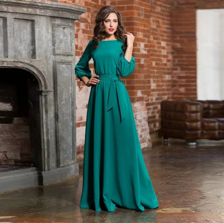 Kamilah - Women’s Long Sleeve Wedding Guest Dress