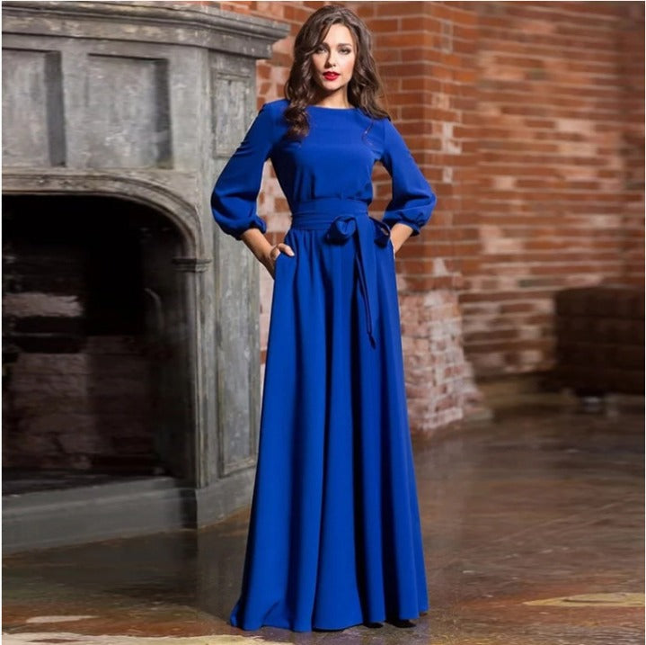 Kamilah - Women’s Long Sleeve Wedding Guest Dress