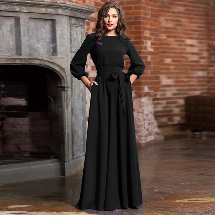 Kamilah - Women’s Long Sleeve Wedding Guest Dress