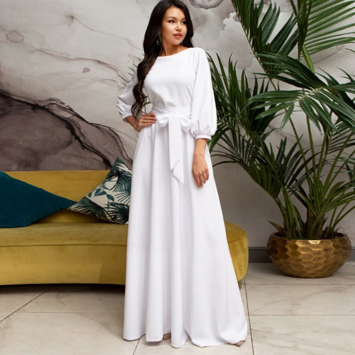 Kamilah - Women’s Long Sleeve Wedding Guest Dress