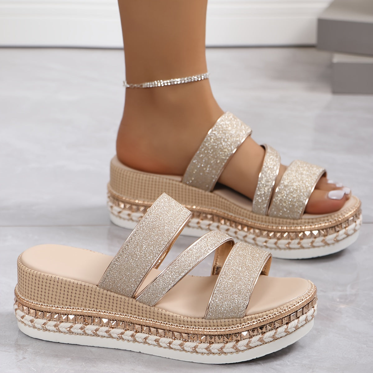 Blaise - Stylish Platform Sandals For Women Multi Strap