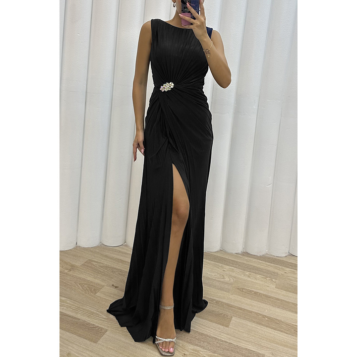 Evira - Elegant Wedding Guest  Maxi Dress