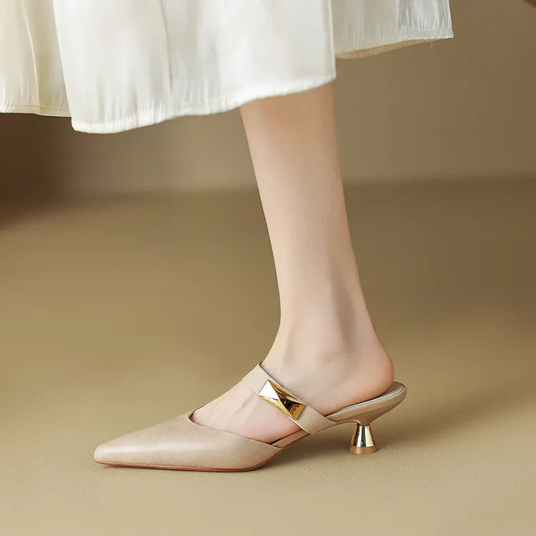 Milah - Women’s Warm And Elegant Kitten Heels Pumps
