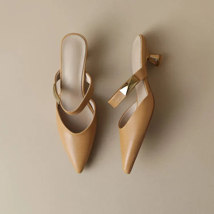 Milah - Women’s Warm And Elegant Kitten Heels Pumps
