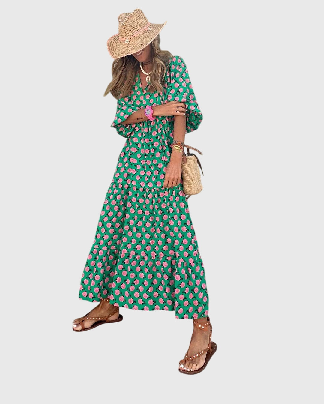 Jordynn - Women’s Stylish Boho Dress Maxi