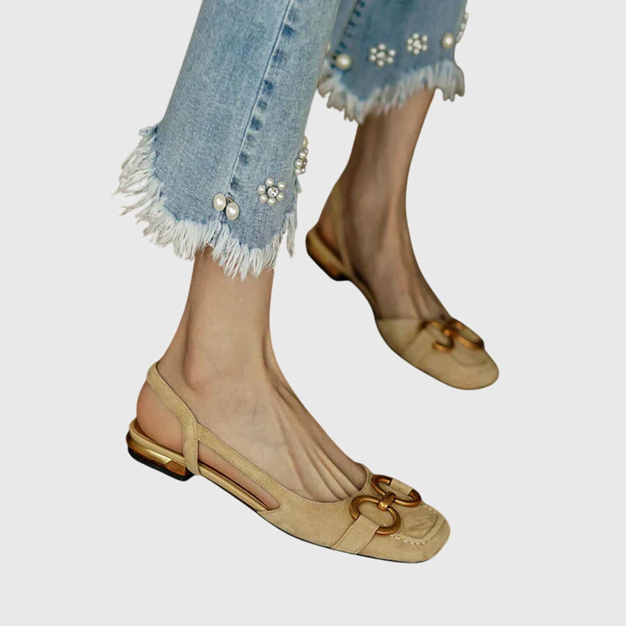 Olive - Elegant Buckle Orthopedic Sandals