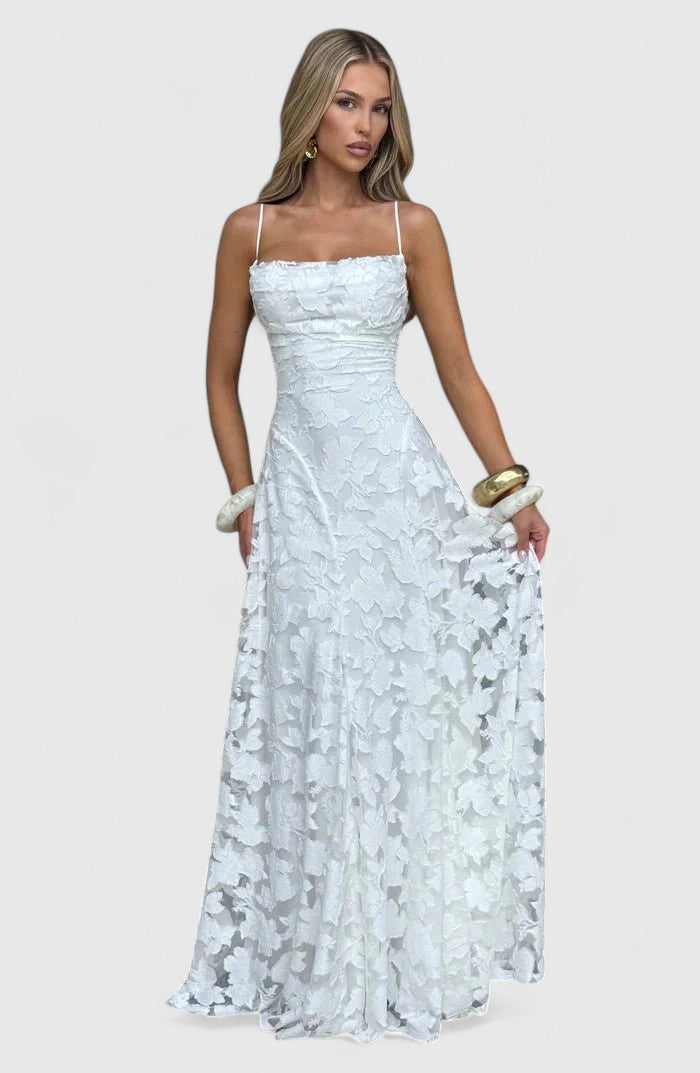 Farah - Women's Elegant Maxi Dresses Cowl Neck