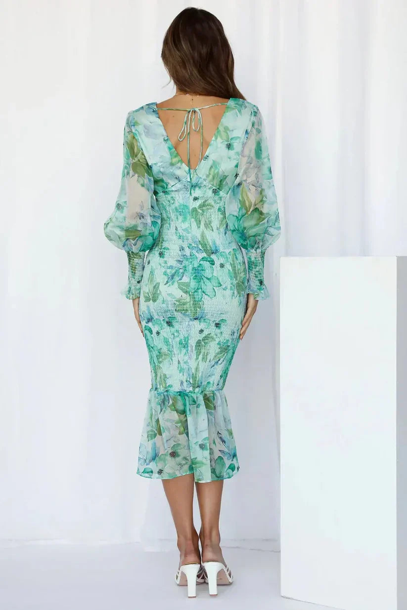 Lark - Women's Floral Wedding Guest Dress