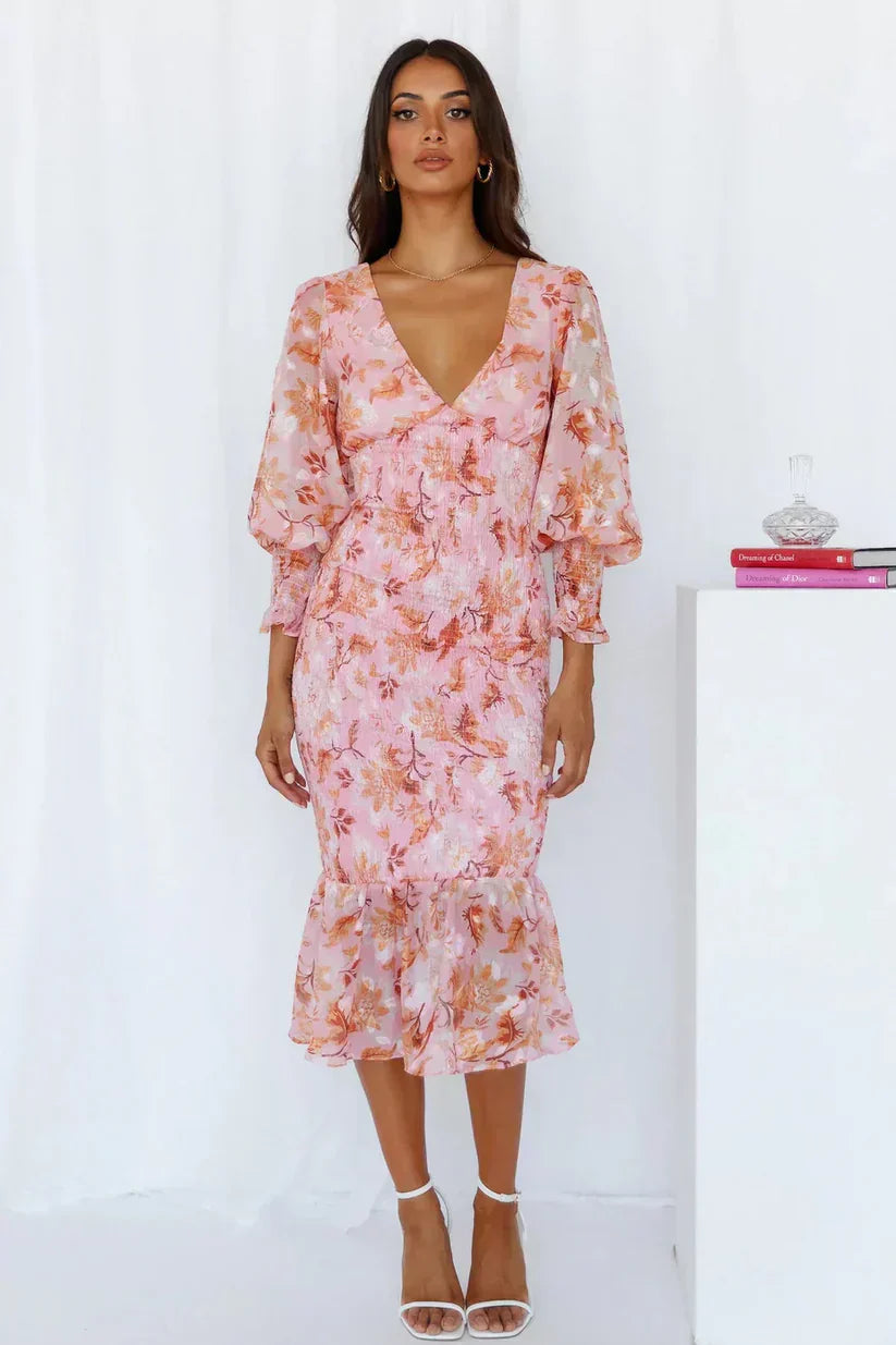 Lark - Women's Floral Wedding Guest Dress