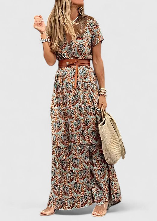 Idina - Women's Stylish Maxi Dresses Boho Print