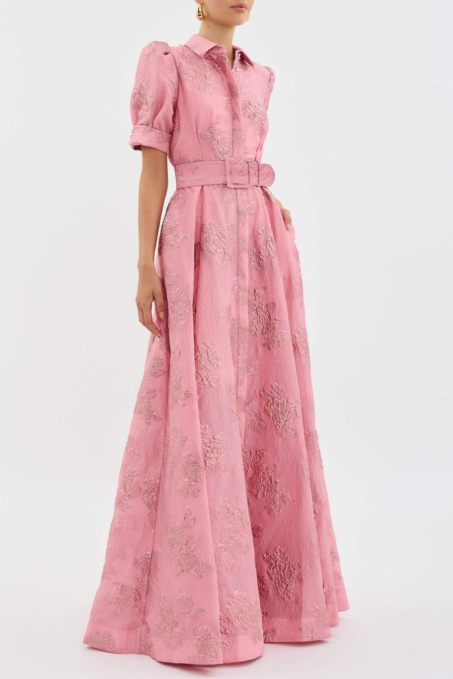 Mireya  -  Elegant Floral Wedding Guest Maxi Dress
