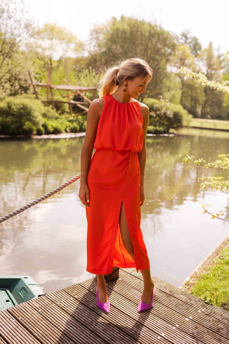 Lyanna - Women’s Elegant Sleeveless Split Summer Dress