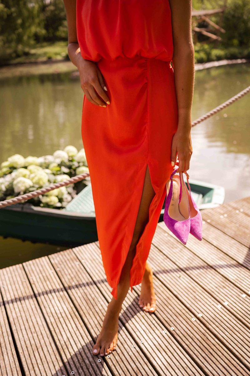 Lyanna - Women’s Elegant Sleeveless Split Summer Dress