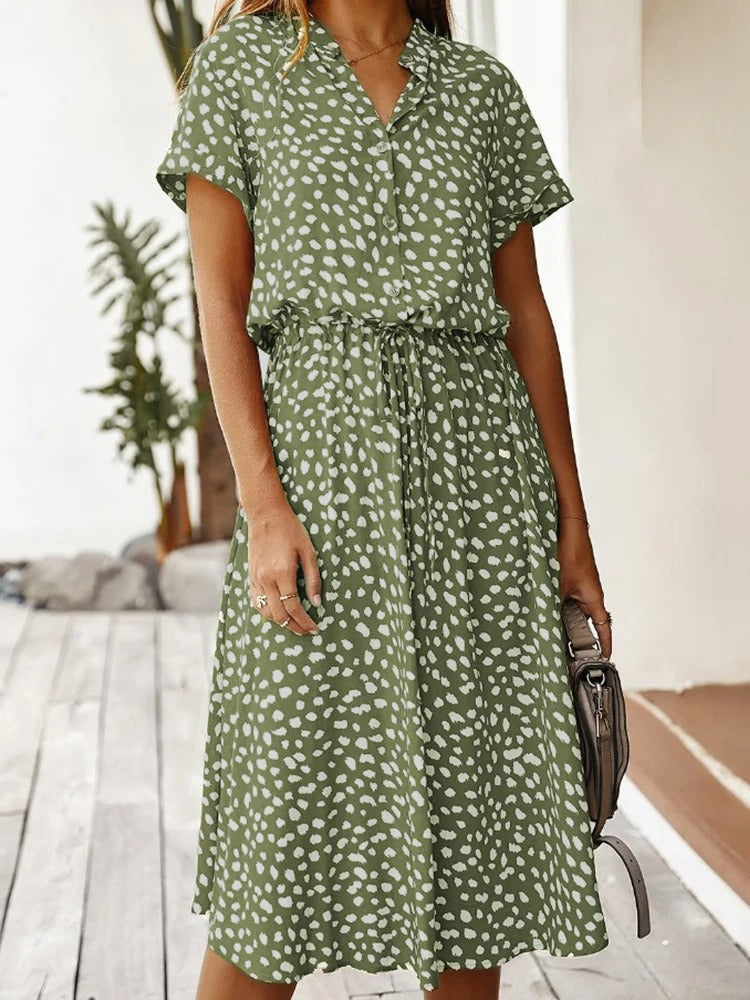 Maddilyn - Women's Stylish Animal Print Summer Dress