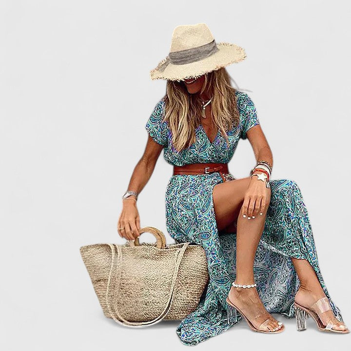 Idina - Women's Stylish Maxi Dresses Boho Print