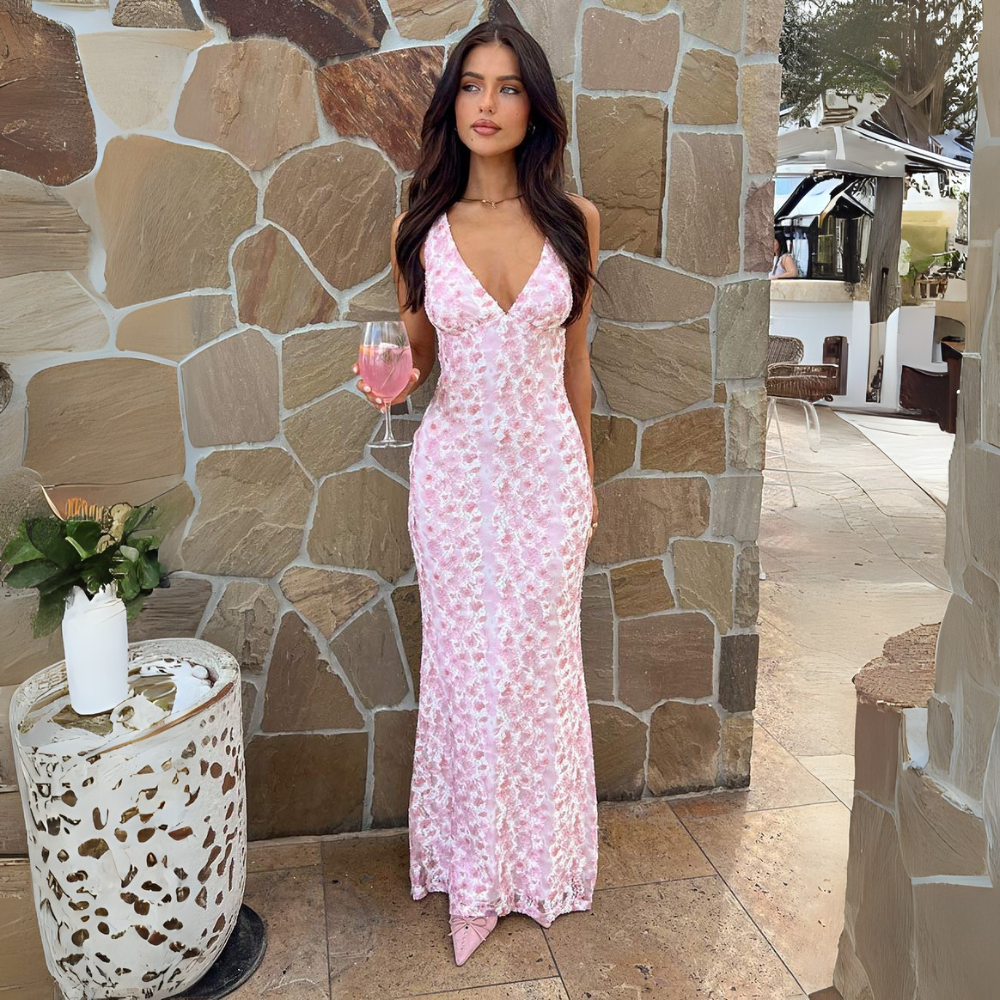 Jaylene - Women’s Warm Wedding Guest Dress Floral