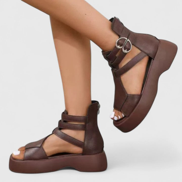 Elaine - Chic Platform Orthopedic Sandals