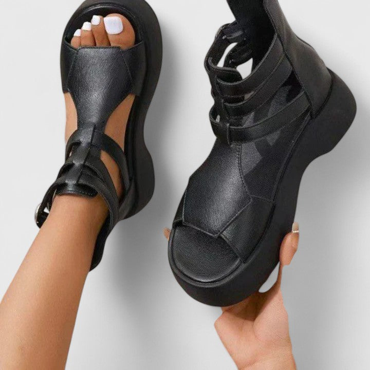 Elaine - Chic Platform Orthopedic Sandals