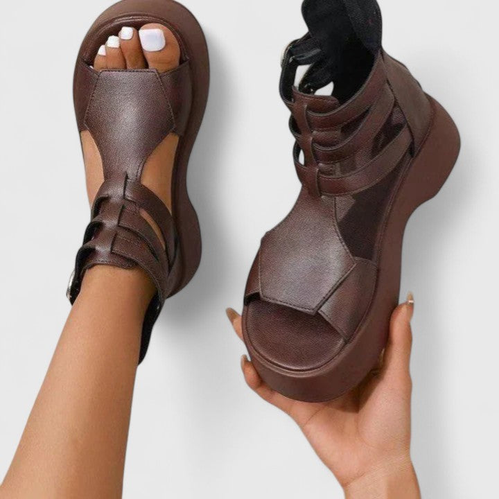 Elaine - Chic Platform Orthopedic Sandals