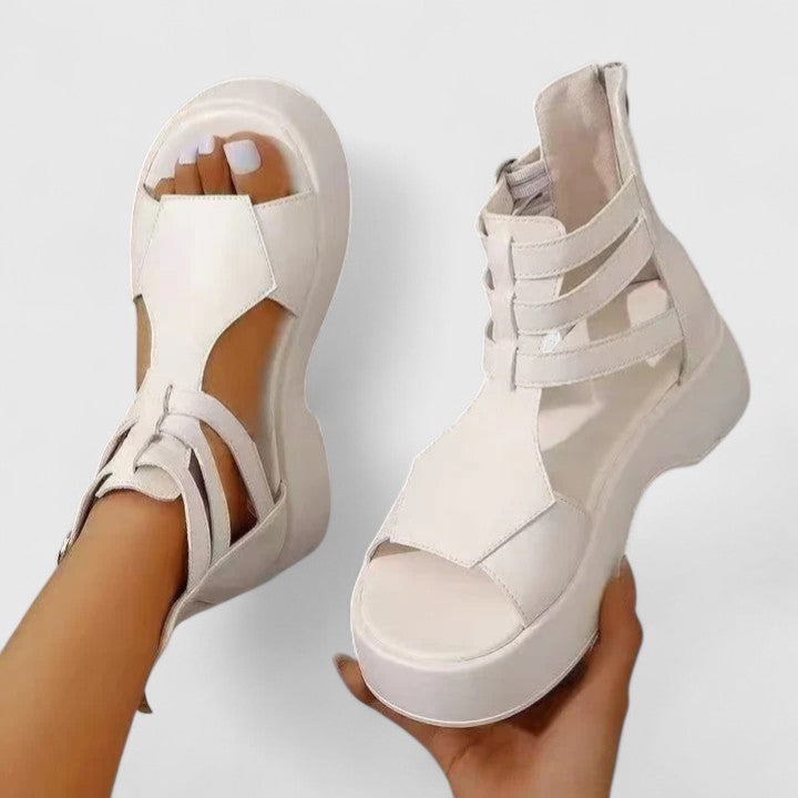 Elaine - Chic Platform Orthopedic Sandals